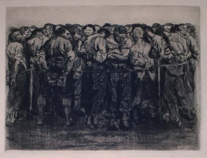 Die Gefangenen  (Aus: Bauernkrieg 1903 - 08)