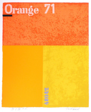 Orange 71 (Aus: 3-teilige Grafikmappe)