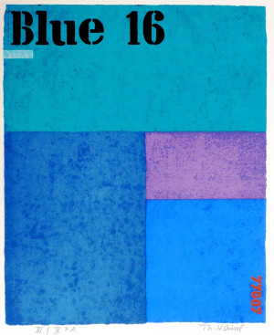 Blue 16 (Aus: 3-teilige Grafikmappe)