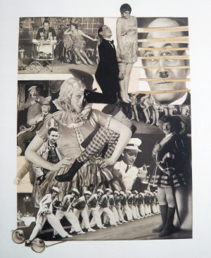 Berliner Theater (Aus der Mappe: Die  Zeit schreit nach Satire. Photomontagen 1927-1929)
