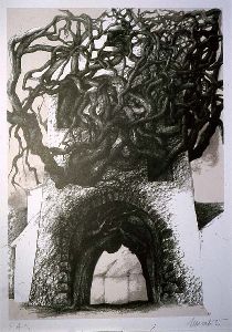 Das schwarze Tor,  Illustrationen zum Goldenen Topf,  von E.T.A. Hoffmann