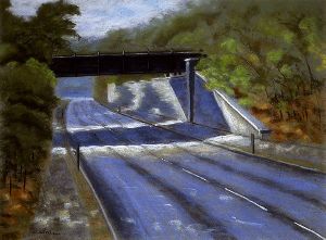 Ehemalige Brücke am Hermsdorfer Damm     Reinickendorfer Wettbewerb 1987