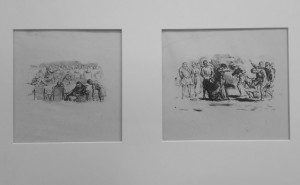 1. Zwei Illustrationen zu Goethes Übers.:  Bevenuto Cellini,   Berlin: Bruno Cassierer
